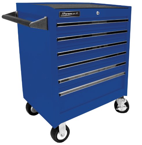 UPC 034518002812, Homak BL04062601 27-Inch Professional 6 Drawer Rolling Cabinet, Blue