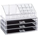 Buy Clear Acrylic Cosmetic Organizer Makeup Holder Display Jewelry Storage Case 4 Drawer For Lipstick Liner Brush Holder-mzp00003 in Egypt