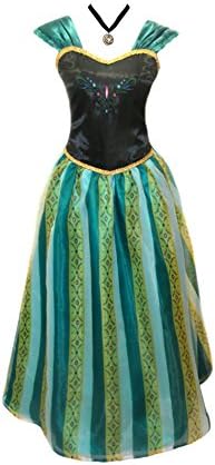 American Vogue Adult Women Frozen Anna Coronation Dress Elsa Coronation Costume Princess Costume