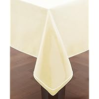 Elaine Karen Deluxe Super Clear Heavy Duty Wide Tablecloth Protector, Oblong 70" X 126"