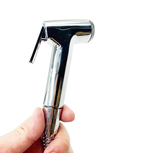 GNEGKLEAN Bidets Sprayer Wash Nozzle Hose Douche Waterproof tape Cleaning System ABS Bidet/Stainless steel 6.5 feet G1/2 Hose Flush Toilet,Floor,Balcony,Watering, Kitchen,Bathroom,Sprayer