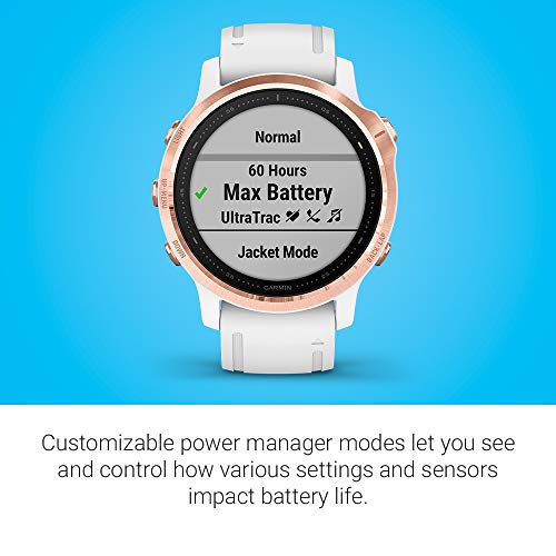 Garmin fenix 6S Pro, Premium Multisport GPS Watch, SmallerSized, Features Mapping, Music, Grade