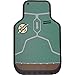 Licensed Star Wars Boba Fett Bounty Hunter Front Rubber Floor Mats Car Truck