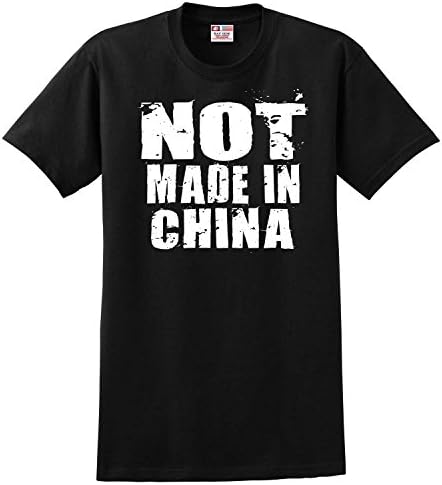 Art2Shirt Not Made in China(Made in USA) Heavy T-Shirt-Large,Black