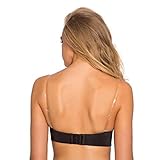 Hurriman 4 Pairs Clear Bra Straps Replacement Invisible Soft Transparent Bra Shoulder Straps, 10Mm Width, LARGE