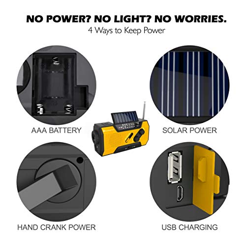 5 RunningSnail+Weather+Emergency+Flashlight+Reading