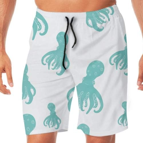 Amazon 素敵なタコ柄水着 メンズ 海水パンツ サーフパンツ 短パン 水着 通販