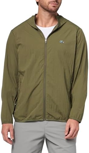 Lacoste Men's Long Sleeve Aop L Full Zip Hoodless Blouson Jacket W