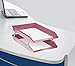 Acrimet Facility 2 Tier Letter Tray, Front Load, Letter Size/A4, Desktop File Organizer, Plastic (Solid Pink Color)