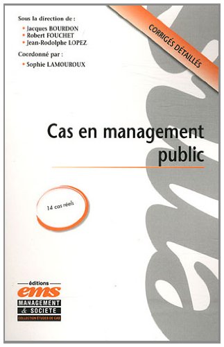 Cas en management public