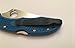 Matte Black Titanium Pocket Clip for Spyderco Delica 4 C11PBK Knife Tip Up Position