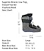 Superior Braces (Large) Low Top, Open-Toe, Closed-Toe, Low Profile Air Pump CAM Medical Orthopedic Walker Boot for Ankle & Foot Injuries , Gray, Men's Size 10 1/2 - 12, Ladies Size 11 1/2 - 13 1/2