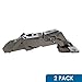 2 Pack Blum 125 Degree Clip Top Zero Protrusion Cabinet Hinge Self Close Screw On 71T7500D