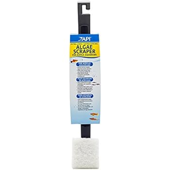 algae acrylic api scraper aquariums tank scrapers fish scrubber cleaning tools count container
