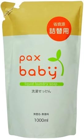 Amazon パックスベビー 洗濯せっけん 洗濯用洗剤 詰替用 1000ml Pax Baby パックスベビー ドラッグストア