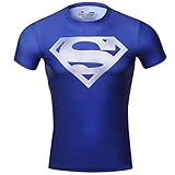 Red Plume Men's Compression Tights Sports Fitness Shirt,S Man Armor T-Shirt (XL, Silver Logo)