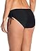 Ocean Blues Women's Swim Standard Adjustable Waist Bikini Bottom, Black, Medium