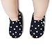 Delebao Baby Infant Toddler Cartoon Rubber Sole Crib Shoes Slippers Prewalker 3-24 Months (12-18 Months, Star)