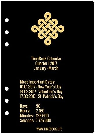 TimeBook Calendar 2017 Quarter I
