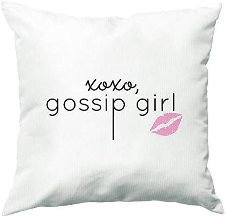 High quality Pillow Cushion Cover, XOXO Gossip Girl Cushion cover - Throw Pillow cover - Fun Cases