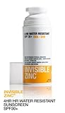 Invisible Zinc 4 Hour Water Resistant Sunscreen SPF 30+ 50ML Airless Pump by Ganehill