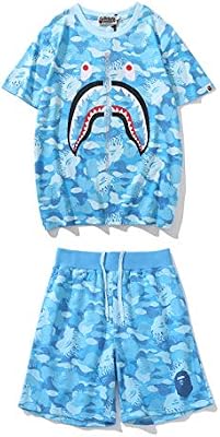 blue bape shirt