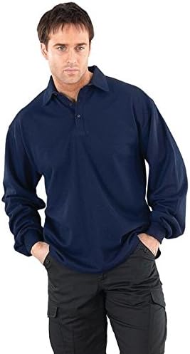 flame retardant l / sleeve polo shirt XL - workwear ppe - polo shirt