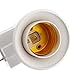 Docooler® AC 220V 50Hz 40W E27 Screw Bulb Socket 2-Pole Jack