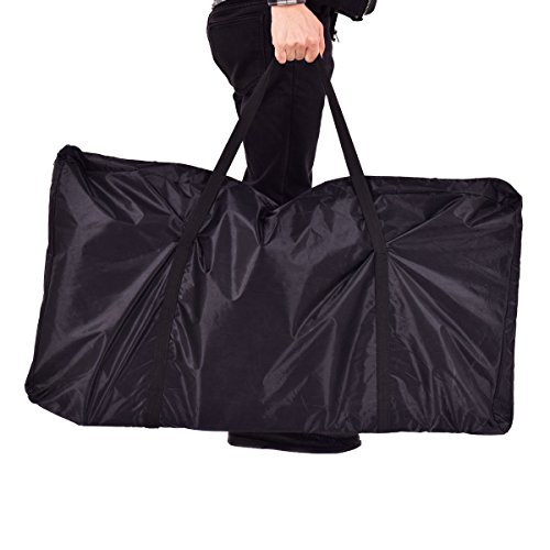 image for COLIBROX--3in1 Folding 8 Player Blackjack Craps Poker Table Top & Carr