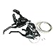 SHIMANO ST-EF51 Brake & Shifter Levers Combo Set 3x8 Pair With Shift Cable And End Caps