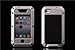 iPhone 4 Case,Amever iPhone 4/4S Case [Metal Series] [Scratch Proof] Shockproof Dust/Dirt Proof Aluminum Metal Heavy Duty Protection Cover Case for Apple iPhone 4 4S-Silver