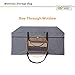 Cuddly Nest Folding Mattress Storage Bag - Heavy Duty Carry Case for Tri-Fold Guest Bed (Fits 6