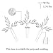 Artio Wedding Hair Pins Accessories with Rhinestones for Brides and Bridesmaids 3 PCS (Silver)