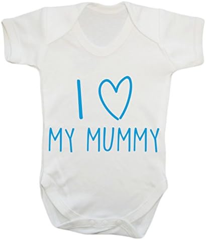 I Love my mummy baby vest bodysuit babygrow