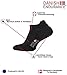 DANISH ENDURANCE 5 Pack Low-Cut Athletic Socks, Moisture Wicking, Men & Women, Multicolor (1 x Caribbean Blue, 2 x Black, 2 x White), Medium