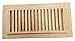 Homewell Red Oak Wood Floor Register Vent, Drop in Vent, 4x10 Inch, Unfinished