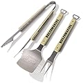 NCAA Alabama Crimson Tide 3PC BBQ Set, Heavy Duty Stainless Steel Grilling Tools