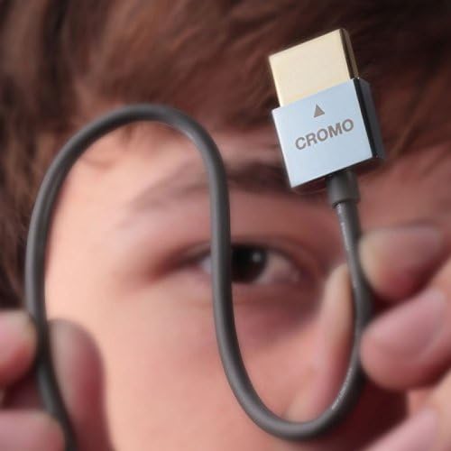 Lindy 2m CROMO Slim High Speed HDMI Cable with Ethernet, Black - Image 5