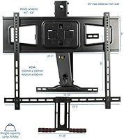 Vivo Counterbalance Tv Wall Mount For 40 To 63 Inch Lcd Led Plasma