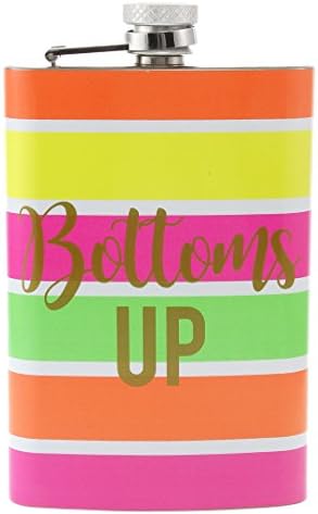 Purple Lemonade Flask 8 oz - Bottoms Up! - Neon Collection