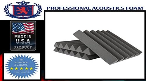 Professional Acoustics Foam Studiofoam Wedgie 12x12 Tile (Gray, Set of 2 Pieces )