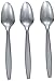 Amscan Silver Plastic Spoon Big Party Pack, 100 Ct.
