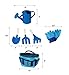 BABOOM BABOOM Kids Gardening Sets Includes Child Friendly Garden Kit for Kids - Rake, Tote Bag, Watering Can, Shovel and Trowel - Pink Kids Garden Tools or Blue Kids Gardening Set