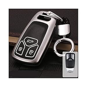 BENBENHU Voor Audi A4 B9 Autosleutel Beschermhoes Aluminiumlegering 2018 A5 Autosleutel Case Q7 Autosleutel…