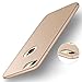iPhone 7 Case, Yihailu Smoothly Rock Sand Matte Shield Hard Cover Skin Shockproof Ultra Thin Slim Full Body Protective Scratch Resistant Slip iPhone7 Cover (Frosted Gold)