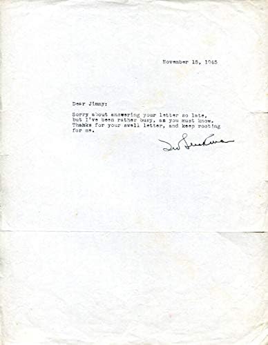 sid luckman autograph