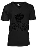 Black Lives Matter Men's V-neck T-Shirt Tee
