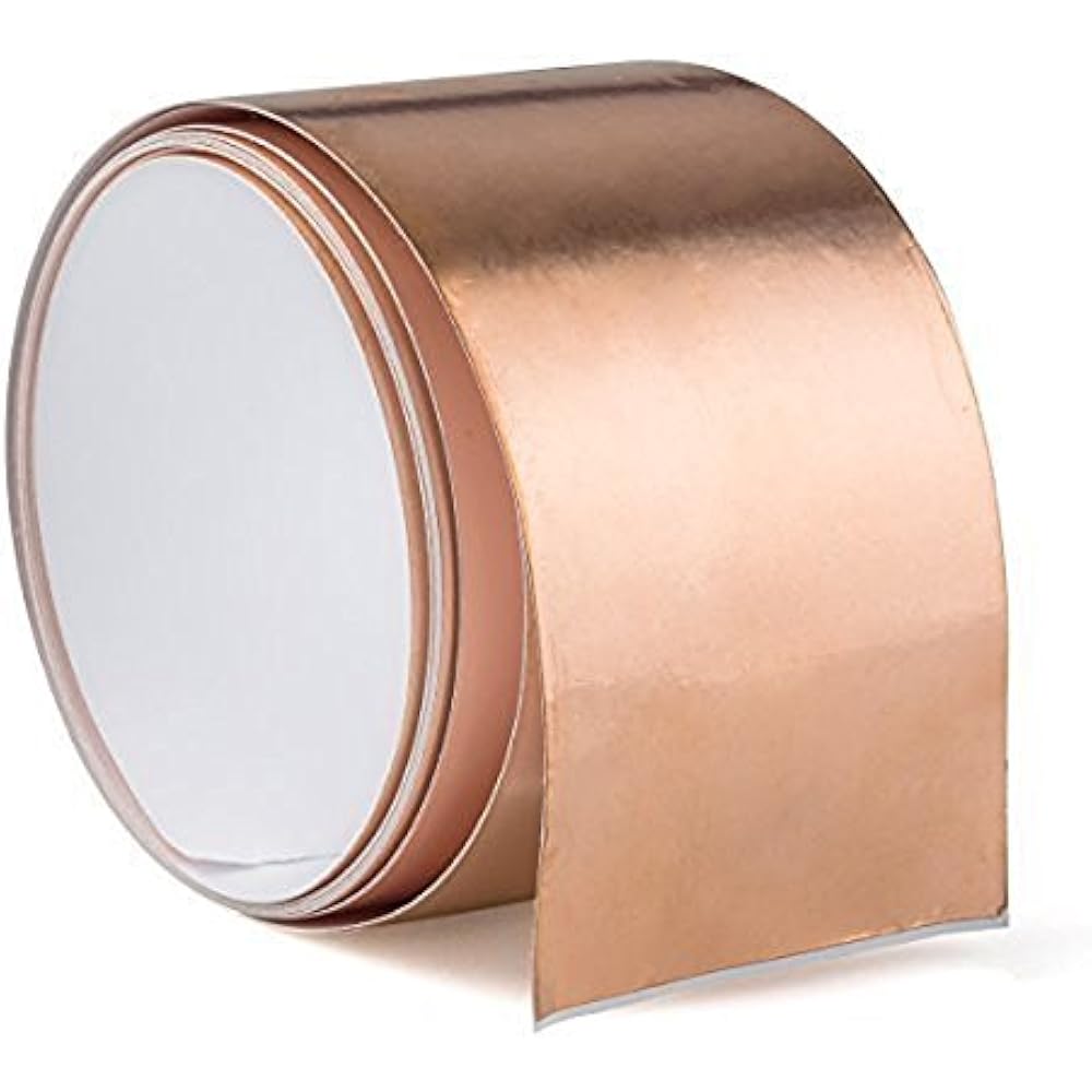 Copper Foil Tape Shielding Tapes For Guitar Guitars 6 Feet X 50 Mm (1.97") 190550200286 eBay