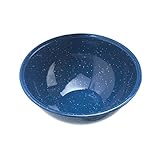 GSI Outdoors 6 inch Enameled Steel Mixing Bowl, Blue