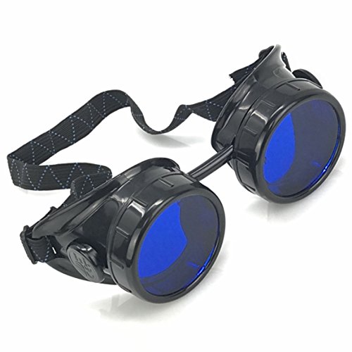 umbrellalaboratory Steampunk Victorian Goggles Welding Glasses Industrial Look Sleek and Stylish